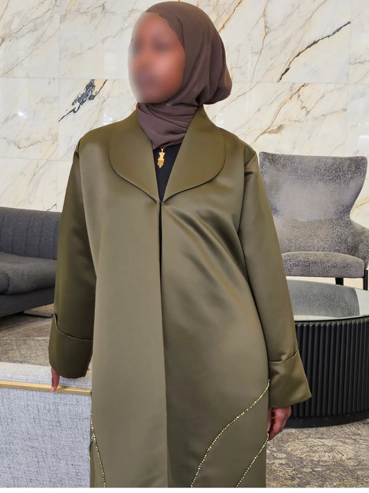 Olive Green - Aurora Abaya Collection