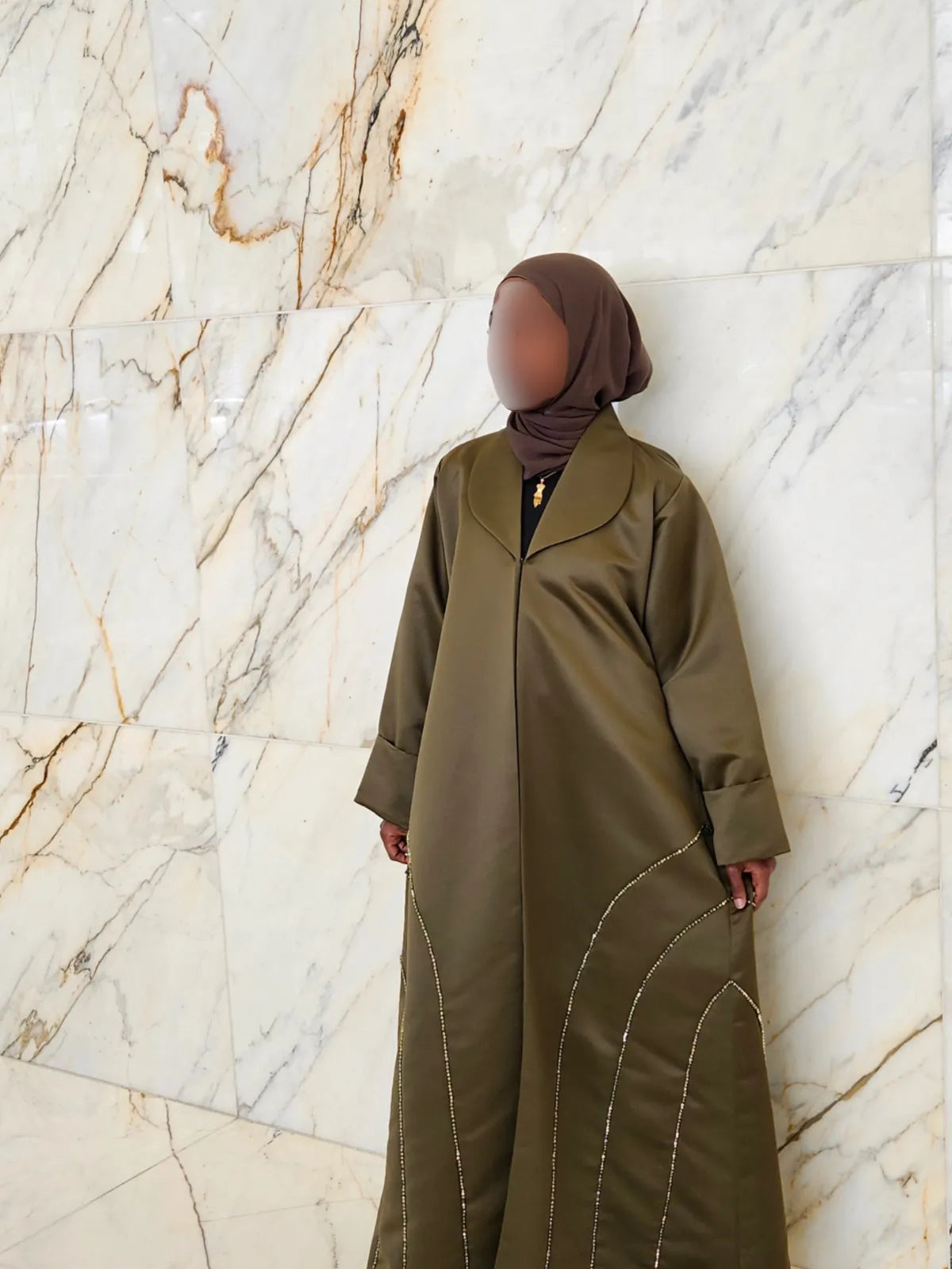 Olive Green - Aurora Abaya Collection