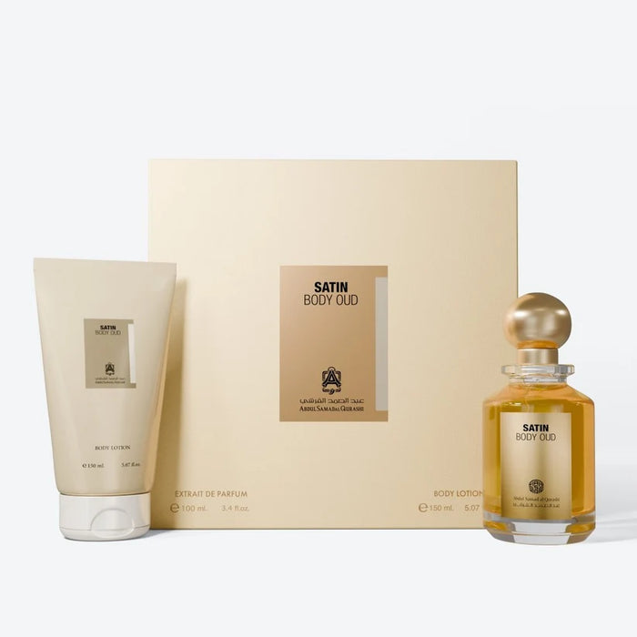SATIN BODY OUD SET PERFUM 100ML W/LOTION 150ML