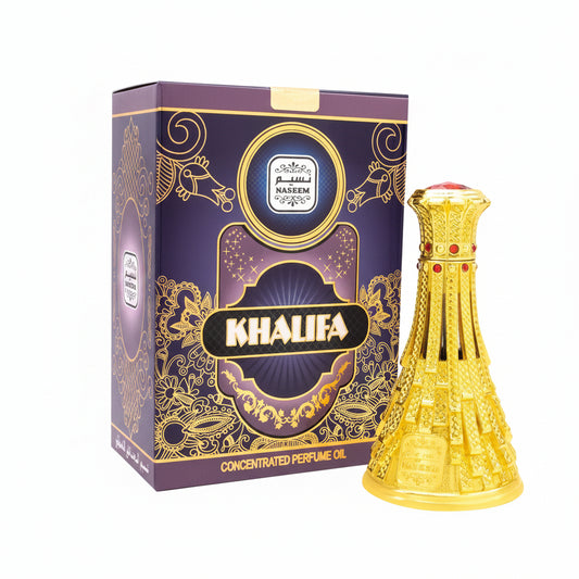 Person applying Naseem Khalifa 15ml Perfume Oil
