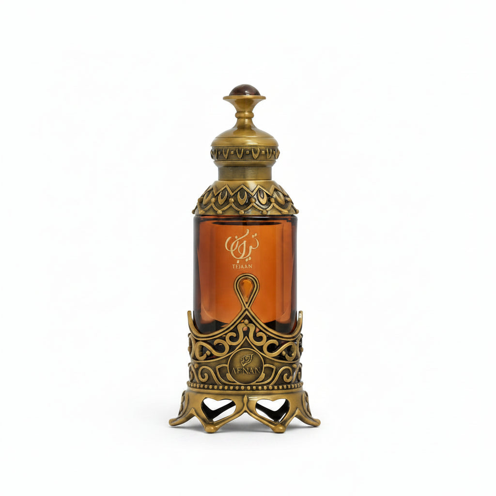 Afnan Tejaan Oil 20ML concentrated perfume oil with rose and oud notes