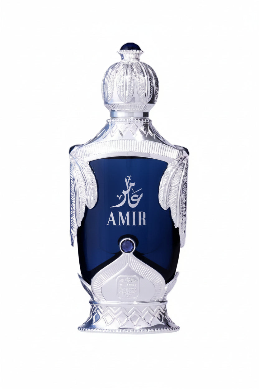 NASEEM AMIR OIL 20ML with lime, orange, jasmine, vetiver, and sandalwood fragrance notes